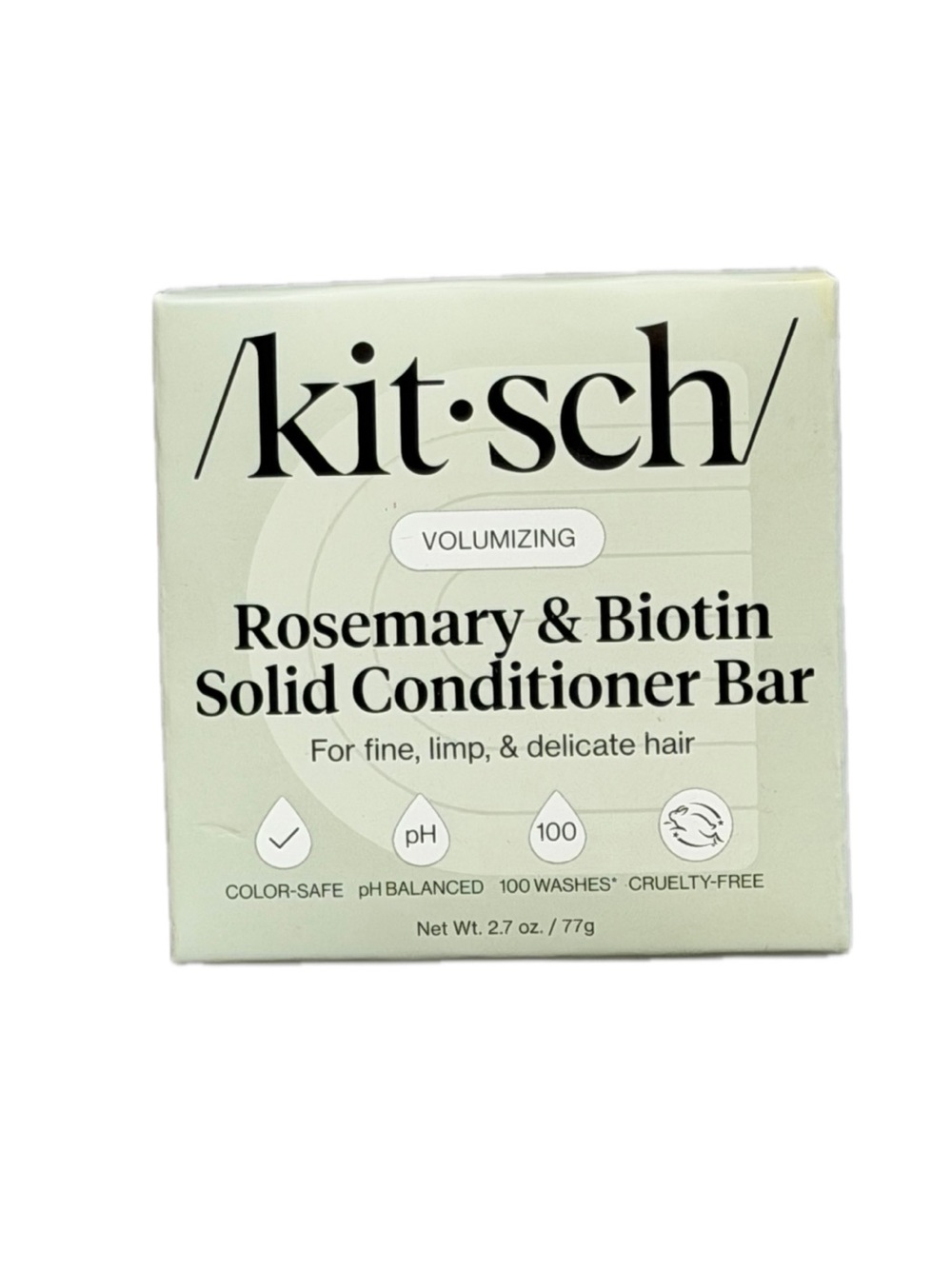 Kitsch Rosemary & Biotin Solid Conditioner Bar - store fresh